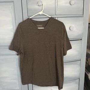 Express slim stretch v neck shirt